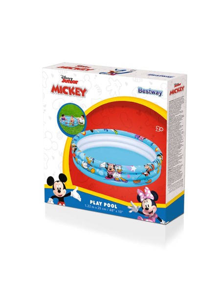 Bestway Piscine Gonflable Disney Mickey  Friends 122x25 cm 2 Ans Jardin 91007