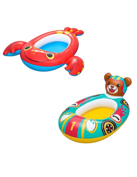 Bestway Bateau Gonflable Enfant Renard 94x66 cm 3 Ans Plage et Piscine 34168