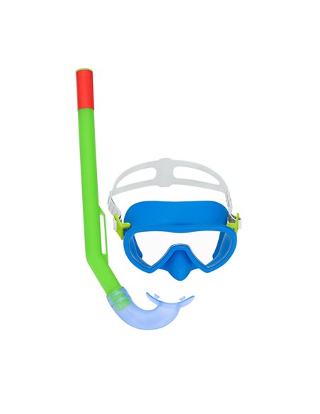 Bestway Ensemble Masque et Tube Junior Valve de Purge Couleur Assortie 7 Ans Plage et Piscine 24032