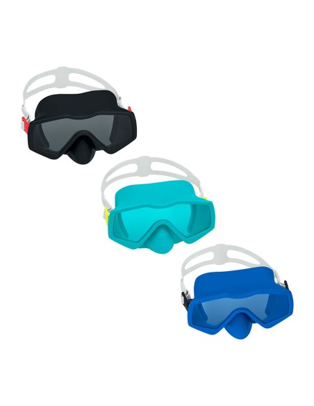 Bestway Masque de Plongée Junior Sangle Anatomique Couleur Assortie 7 Ans Plage et Piscine 22049