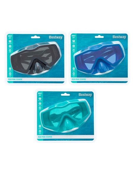 Bestway Masque de Plongée Junior Sangle Anatomique Couleur Assortie 7 Ans Plage et Piscine 22049