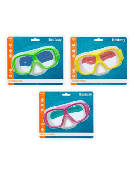Bestway Natation Silicone Adulte Anti-buée Couleur Assortie 14 Ans Plage et Piscine 21130