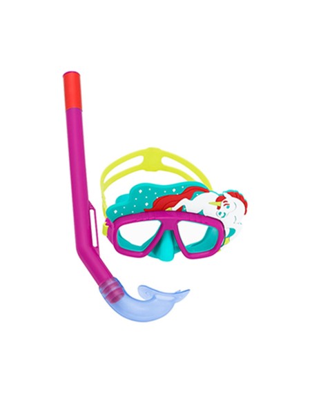 Bestway Ensemble Masque et Tube Adulte Valve de Purge Couleur Assorti 14 ans Plage et Piscine 24053