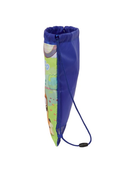 Sac à dos serré par des ficelles Bluey Blue marine 26 x 34 x 1 cm