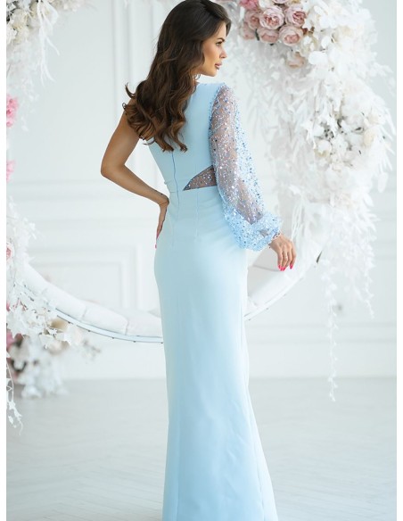  Robe longue model 198817 Bicotone 