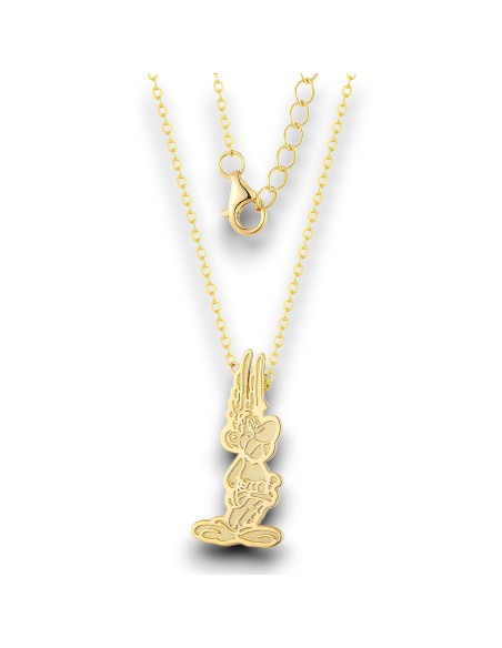 Astérix - Collier argent, finition doré