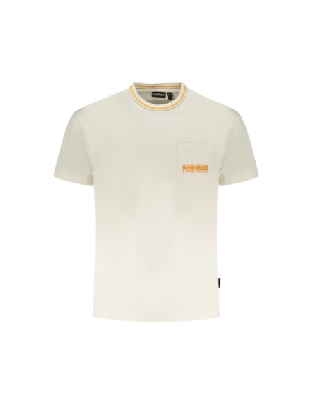 Napapijri - T-Shirt avec poche avant Blanc