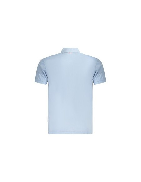 Napapijri - Polo Bleu azur 2 boutons