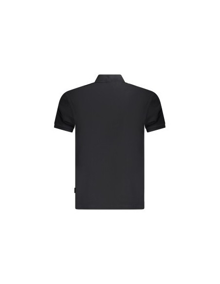 Napapijri - Polo Noir avec écusson